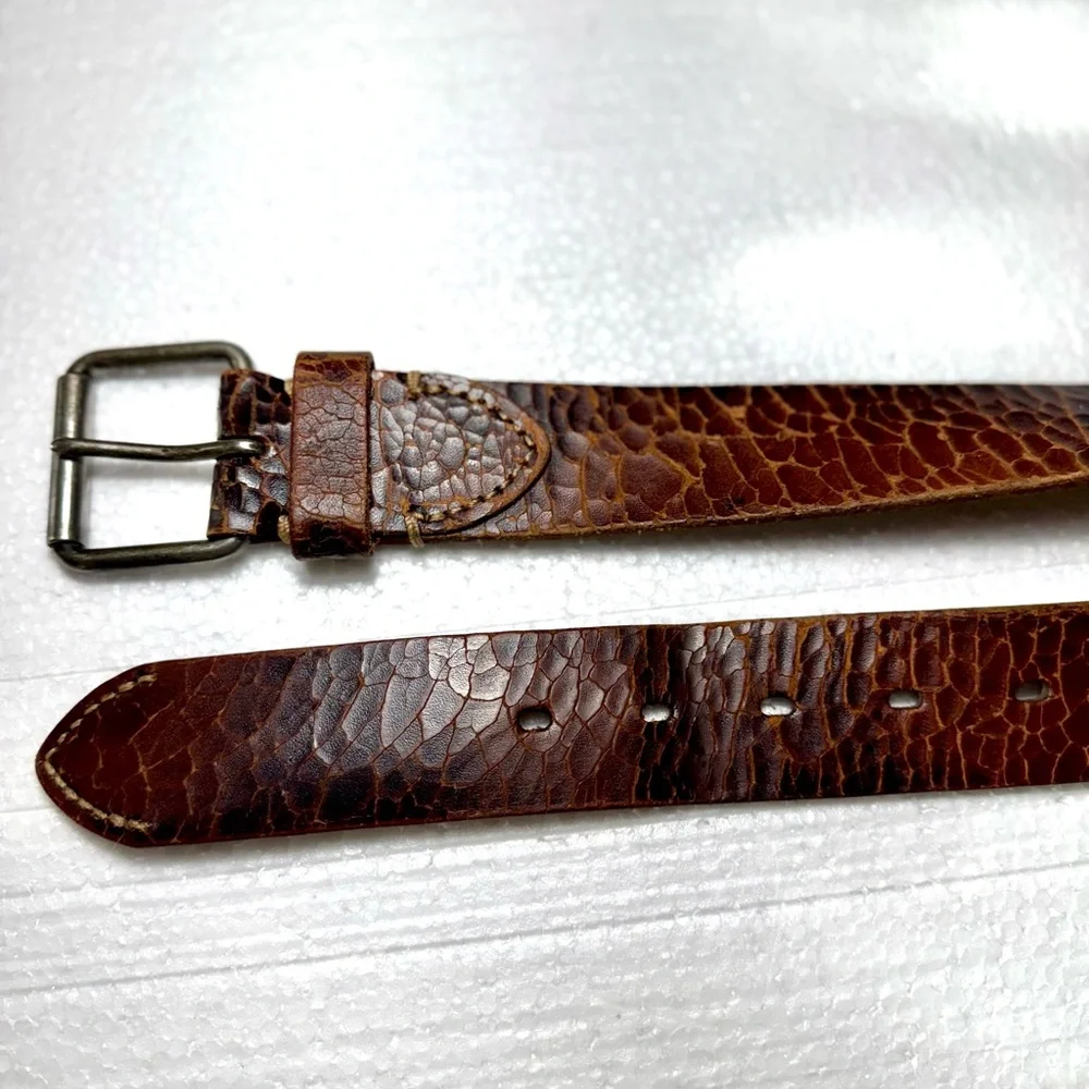 Men's Brown Leather Belt Fossil Genuine Leather